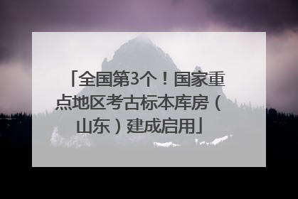 全国第3个！国家重点地区考古标本库房（山东）建成启用